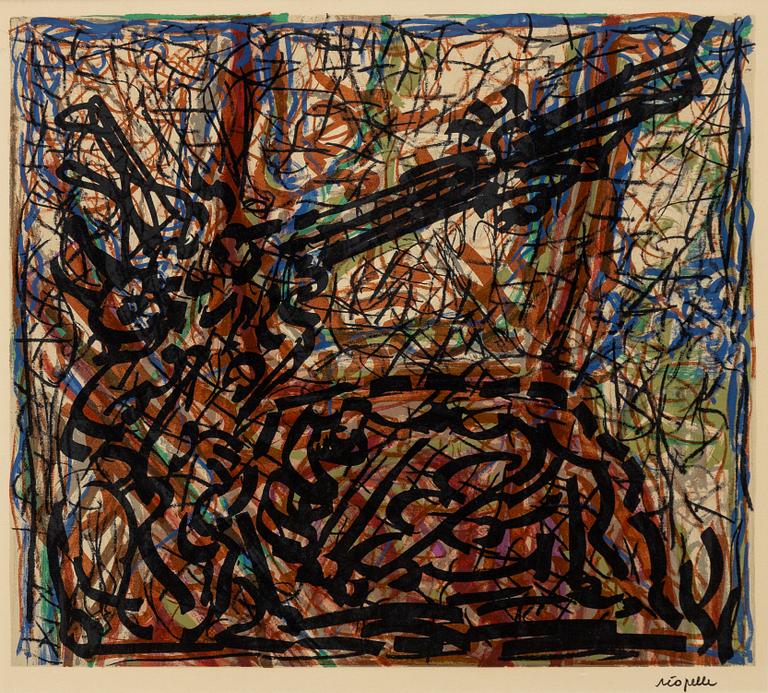 Jean-Paul Riopelle, "Animal couché".