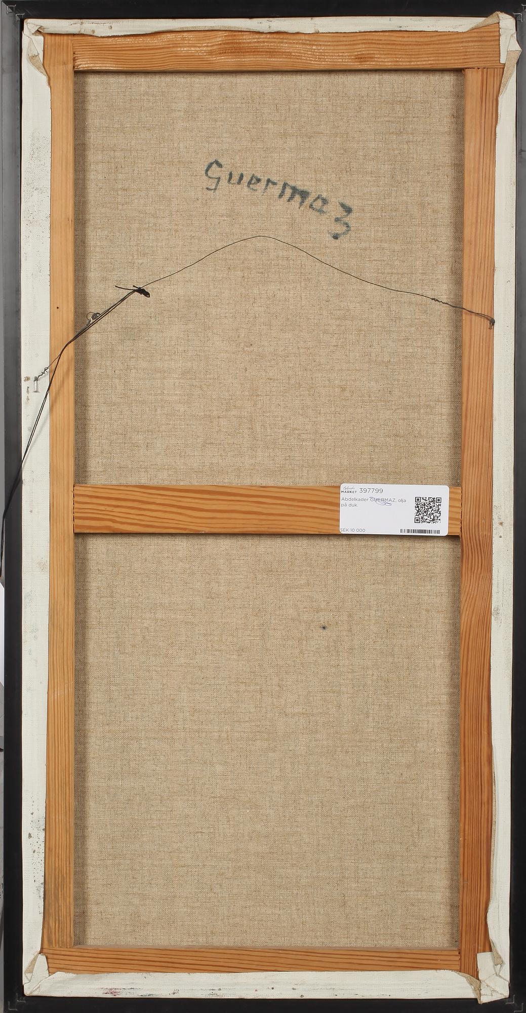 Abdelkader GUERMAZ, olja på duk, signerad.