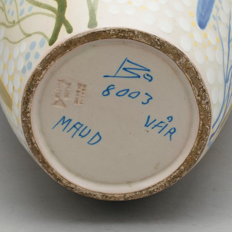 VAS, fajans, Bo fajans, Maud Fredin Fredholm 1945-49.