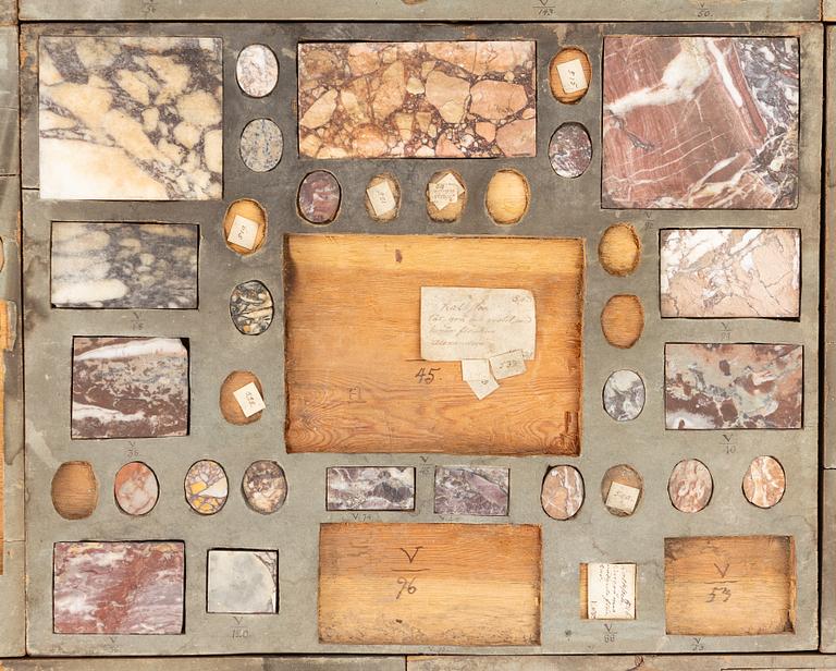 Stensamling, ca 263 delar, omkring år 1800.