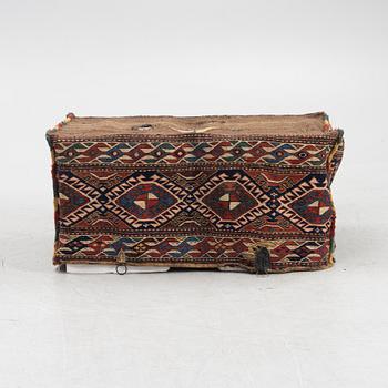 Antik Shasavan Mafrash, Längd 151, bredd 55, höjd 44 cm.