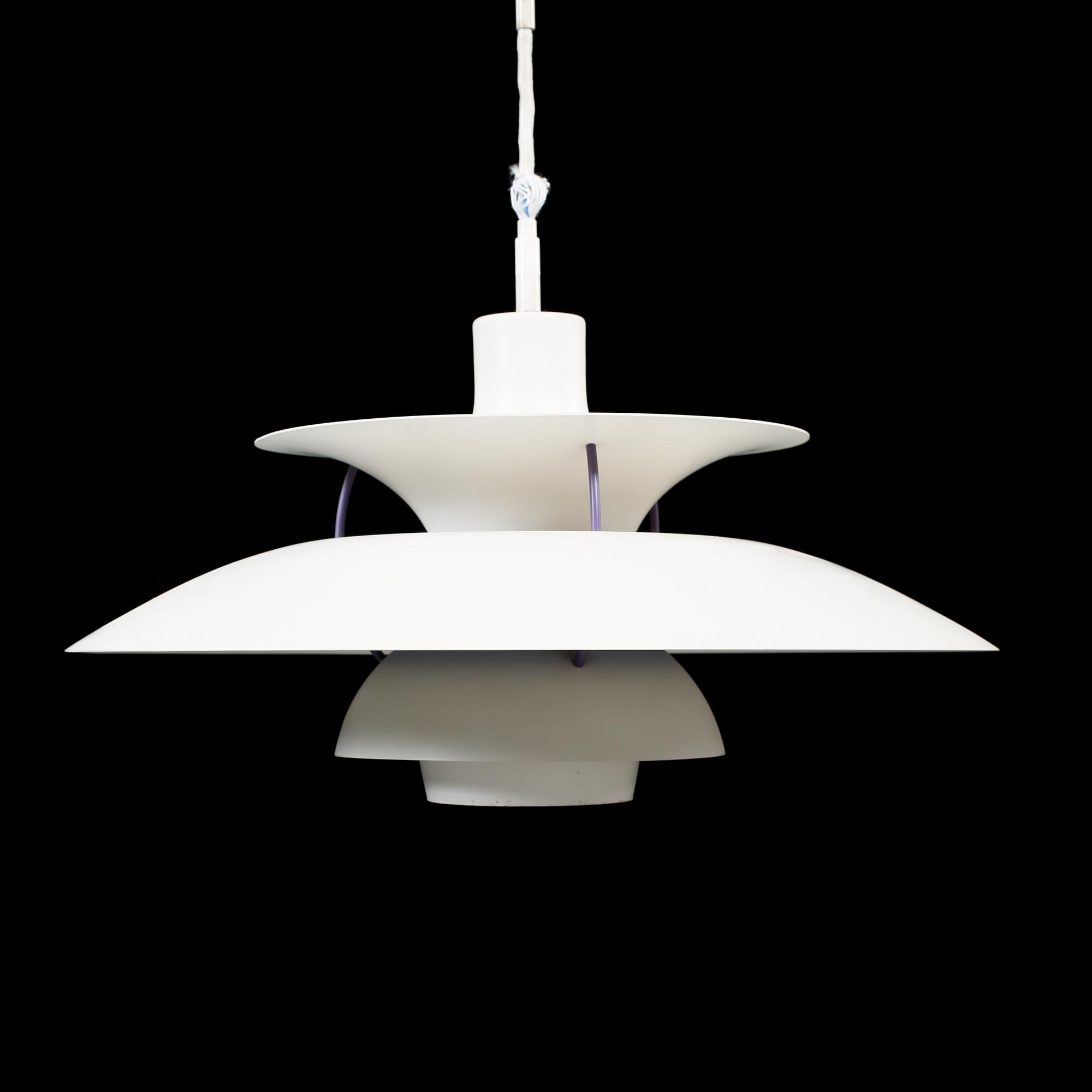 TAKLAMPA, "PH-5", Poul Henningsen, Louis Poulsen, 1900-talets fjärde kvartal, höjd 25 cm.