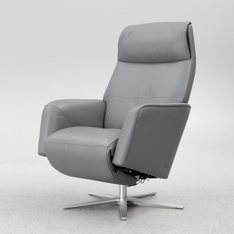 A "Scott Power", recliner chair, Stressless, 21st century.