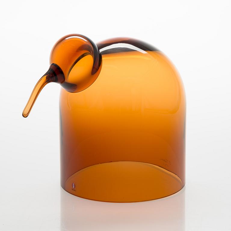 Oiva Toikka, a glass bird. Signed O Toikk Iittala.