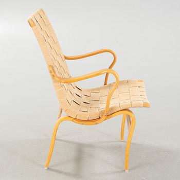 BRUNO MATHSSON, fåtölj, "Eva", Firma Karl Mathsson, Värnamo, 1940-tal.