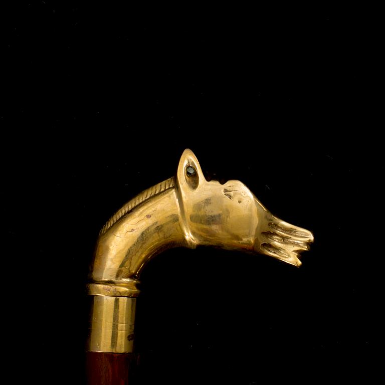 A LATE th CENTURY CANE.