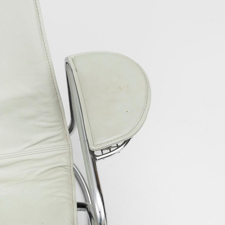 Tord Björklund, a pair of swivel lounge armchairs, 'Exen', IKEA, 1988.