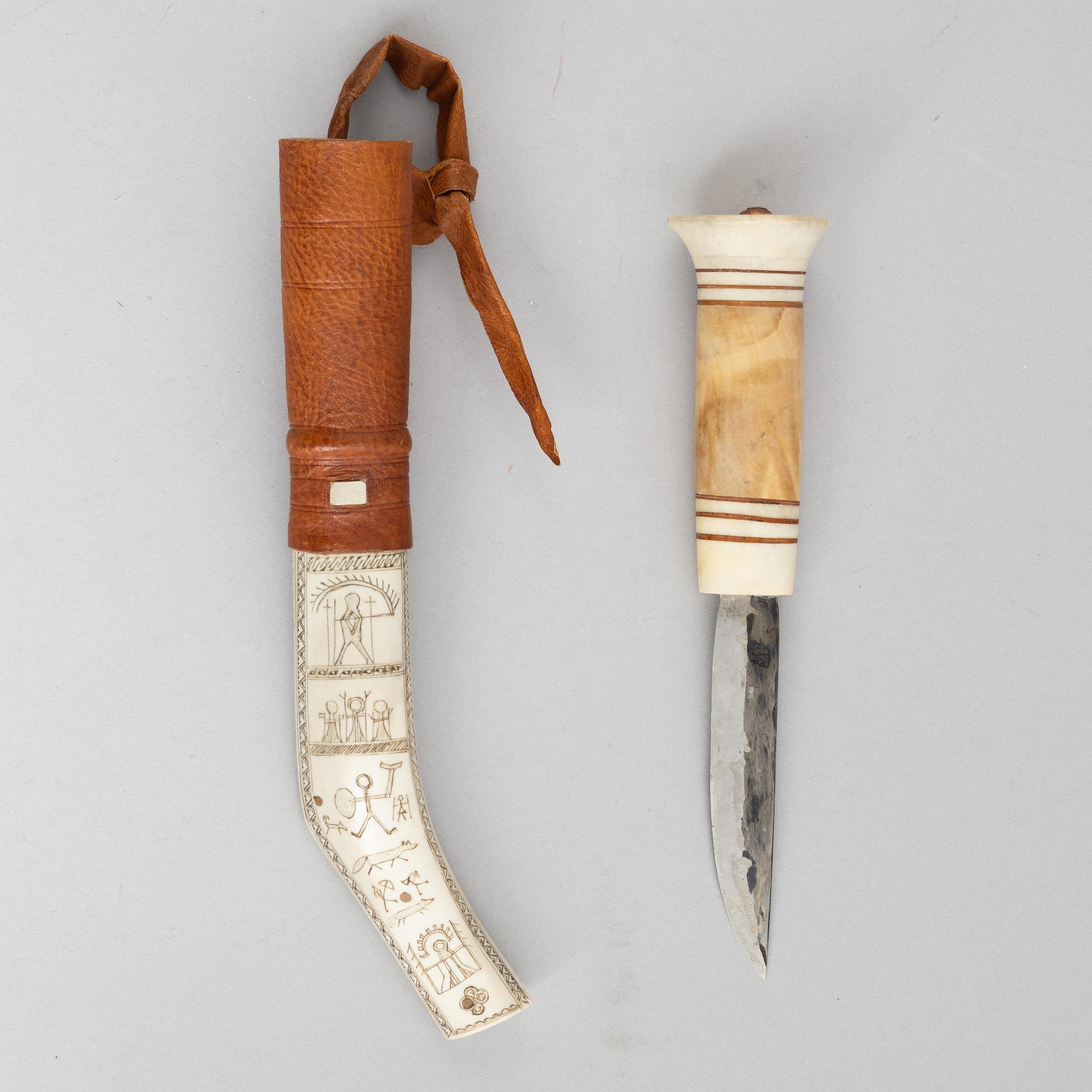 Johan Fankki, a knife, signed.