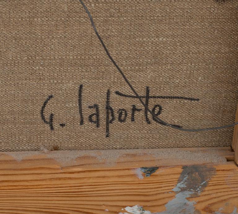 GEORGES LAPORTE, olja på duk, signerad.