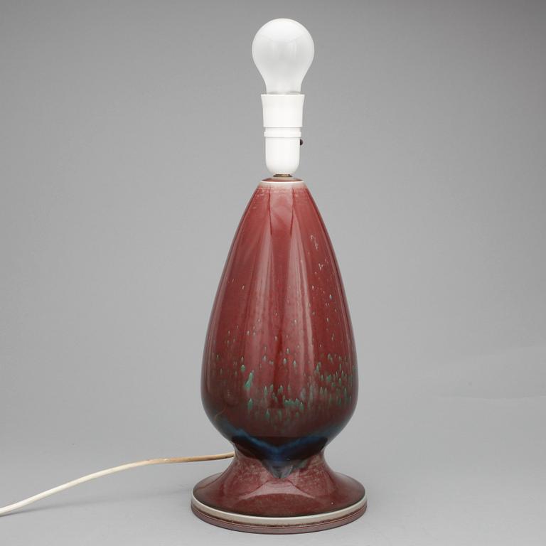 BORDSLAMPA, Berndt Friberg, Gustavsberg. Signerad.