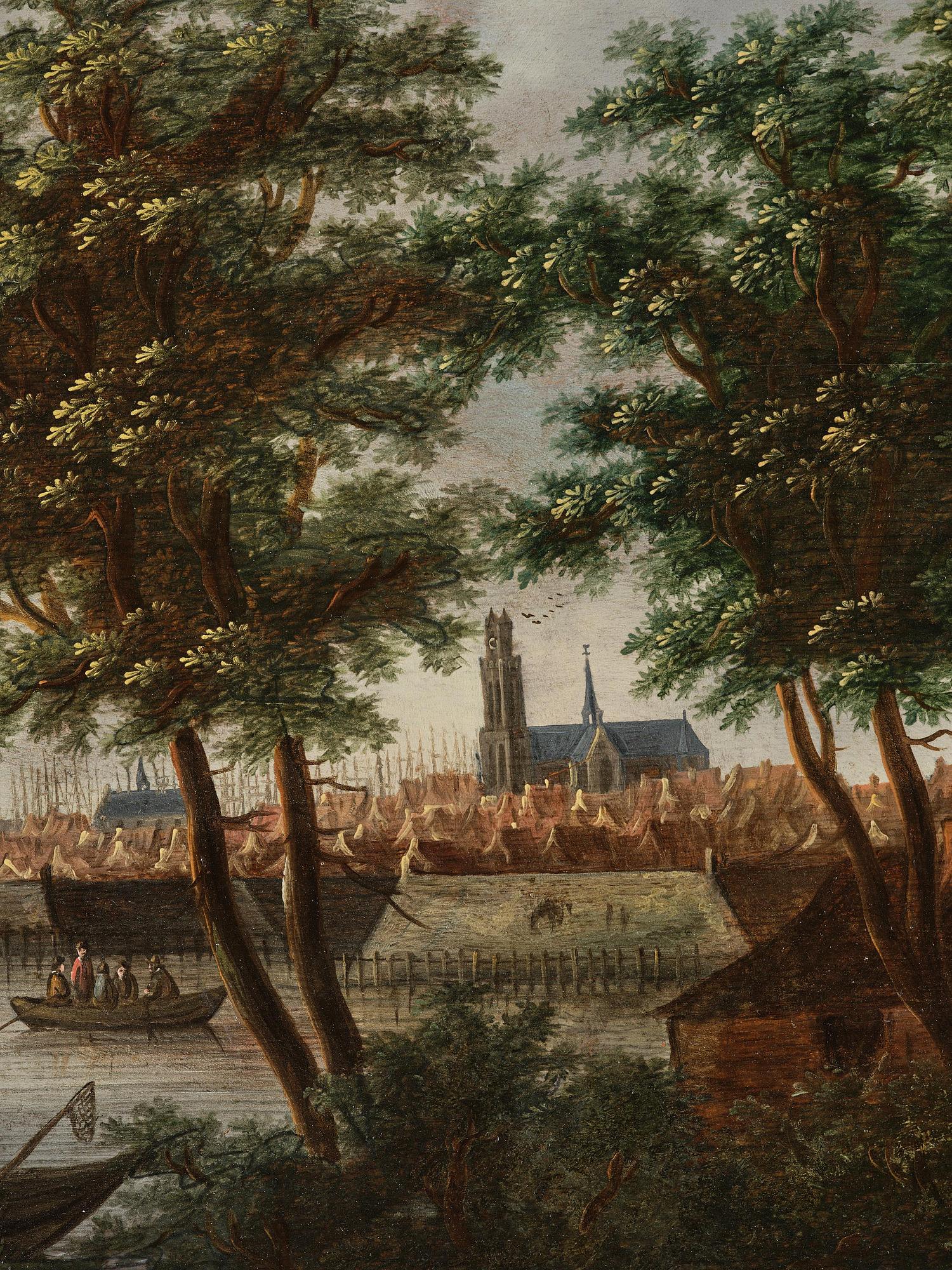 Willem van Drielenburgh, View of the city of Dordrecht.