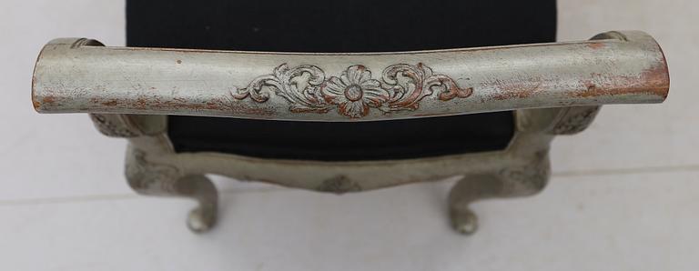 TABURETTER, 1 par, rokokostil, 1900-tal.