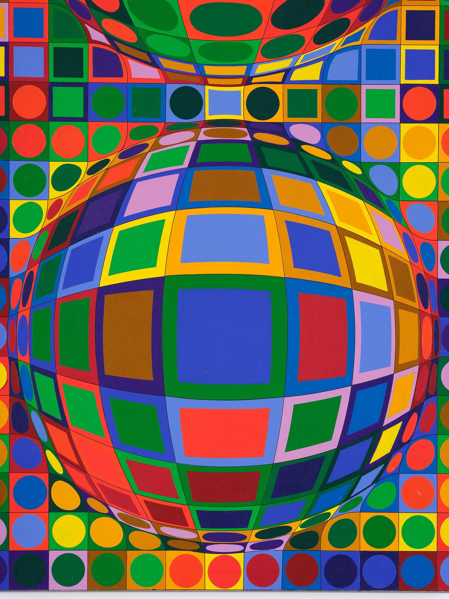 Victor Vasarely, "OL-MA".