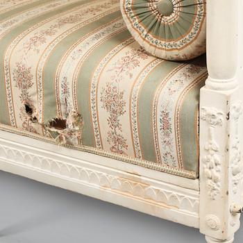 SOFFA, sengustaviansk, omkring 1800.