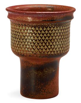 818. Stig Lindberg, A Stig Lindberg stoneware vase, Gustavsberg Studio 1966.