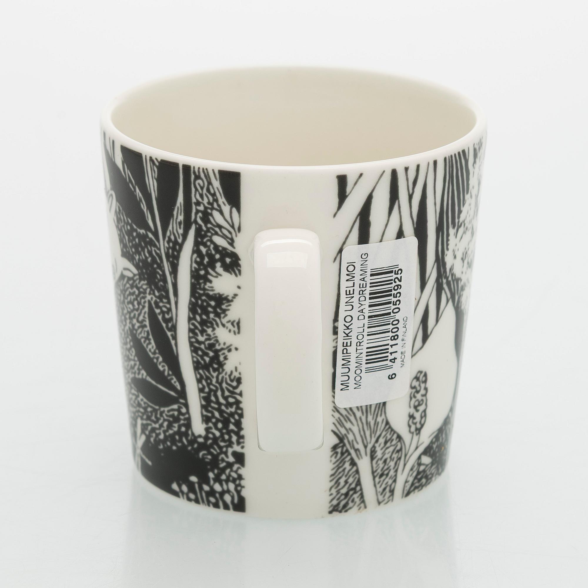 Muminmugg, "Mumintrollet dagdrömmer", porslin, Moomin Characters, Arabia 2005.