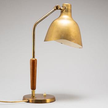 A 1960's table lamp marked MBM.