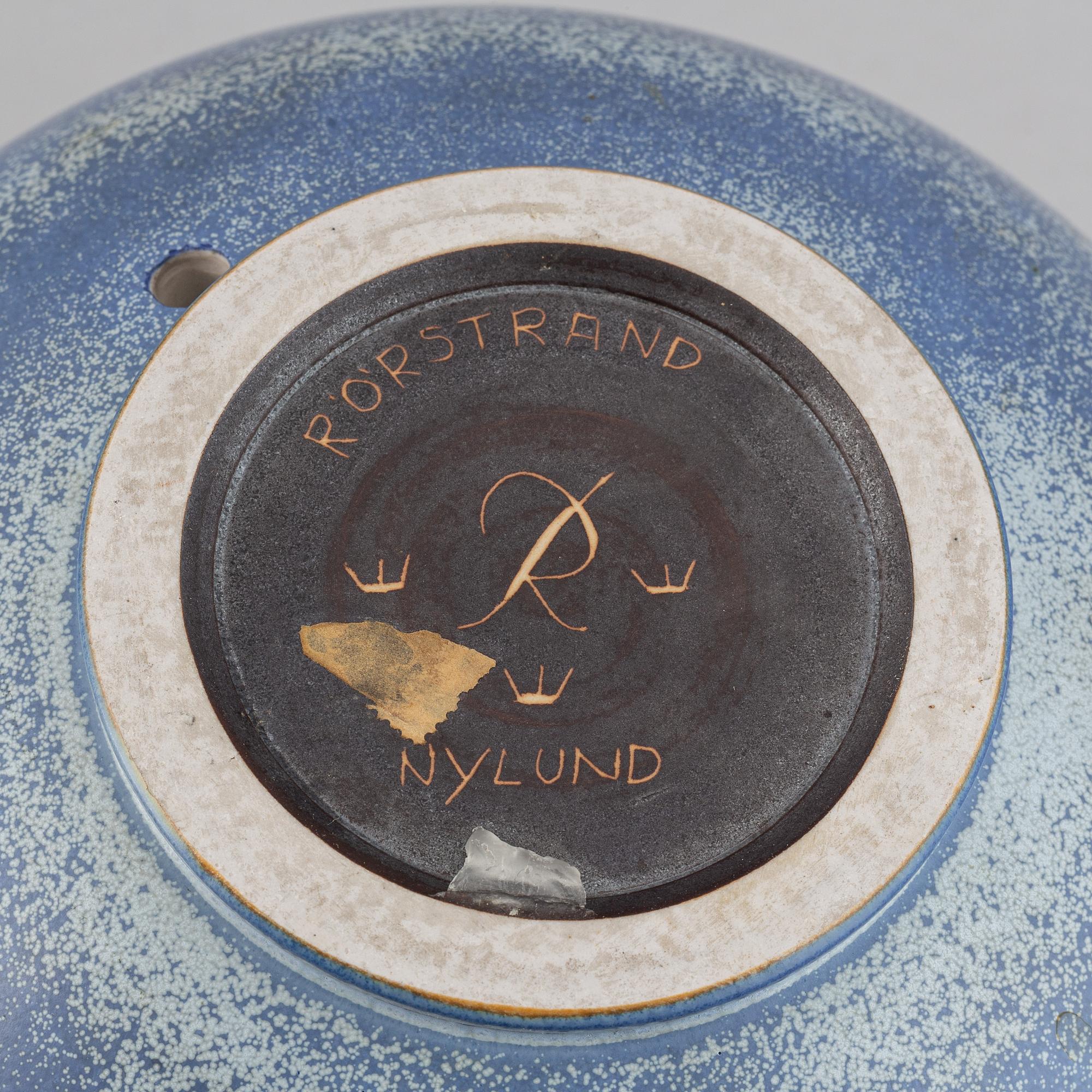 Gunnar Nylund, vas, stengods, Rörstrand.