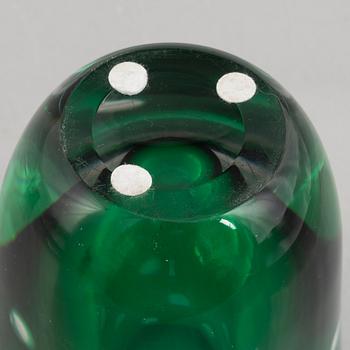 Elis Bergh, a glass vase, Kosta.