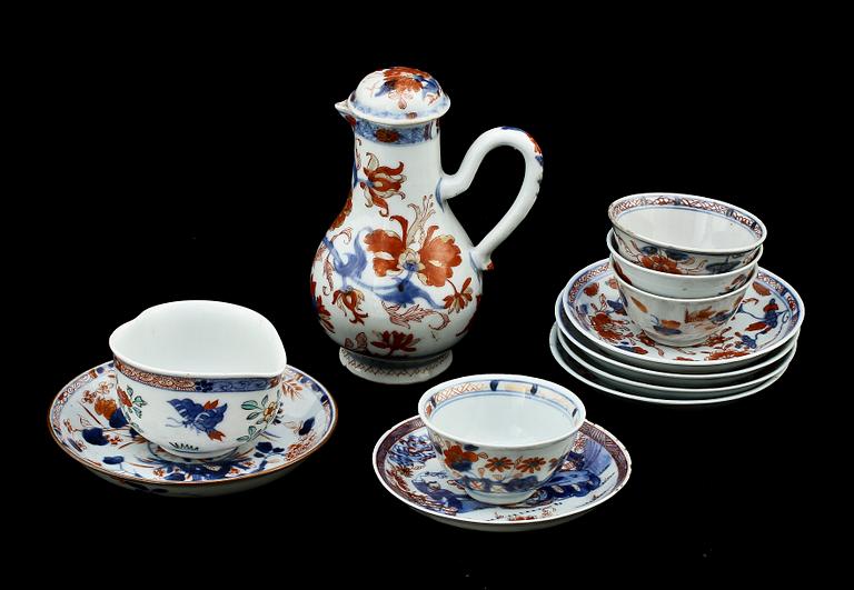 SERVISDELAR, 12 st, porslin, Kina, 1800/1900-tal.