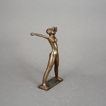 STIG BLOMBERG, skulptur, brons.