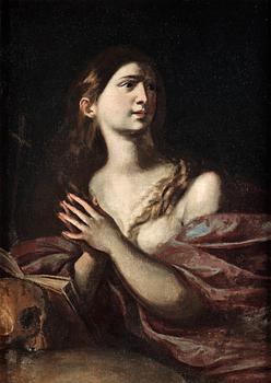 Andrea Vaccaro Circle of, The penitent Magdalene.