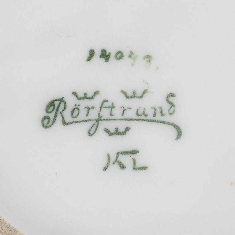 Karl Lindström, vas/bordslampa, porslin, Rörstrand, tidigt 1900-tal.