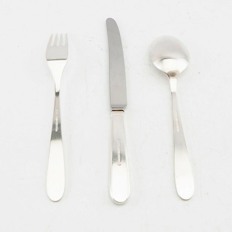 Erik Fleming, 36 pcs silver cutlery set "Flavia" Atelier Borgila Mörbylånga 2006.