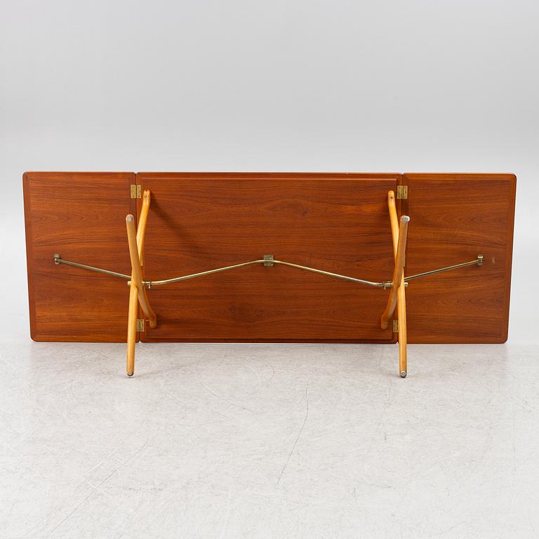 Hans J. Wegner, Dining table with leaves, 'AT-304', Andreas Tuck, Denmark, 1950s-60s.