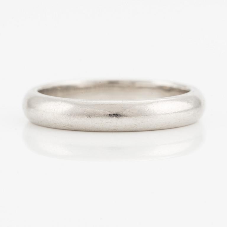 Cartier slät ring platina.