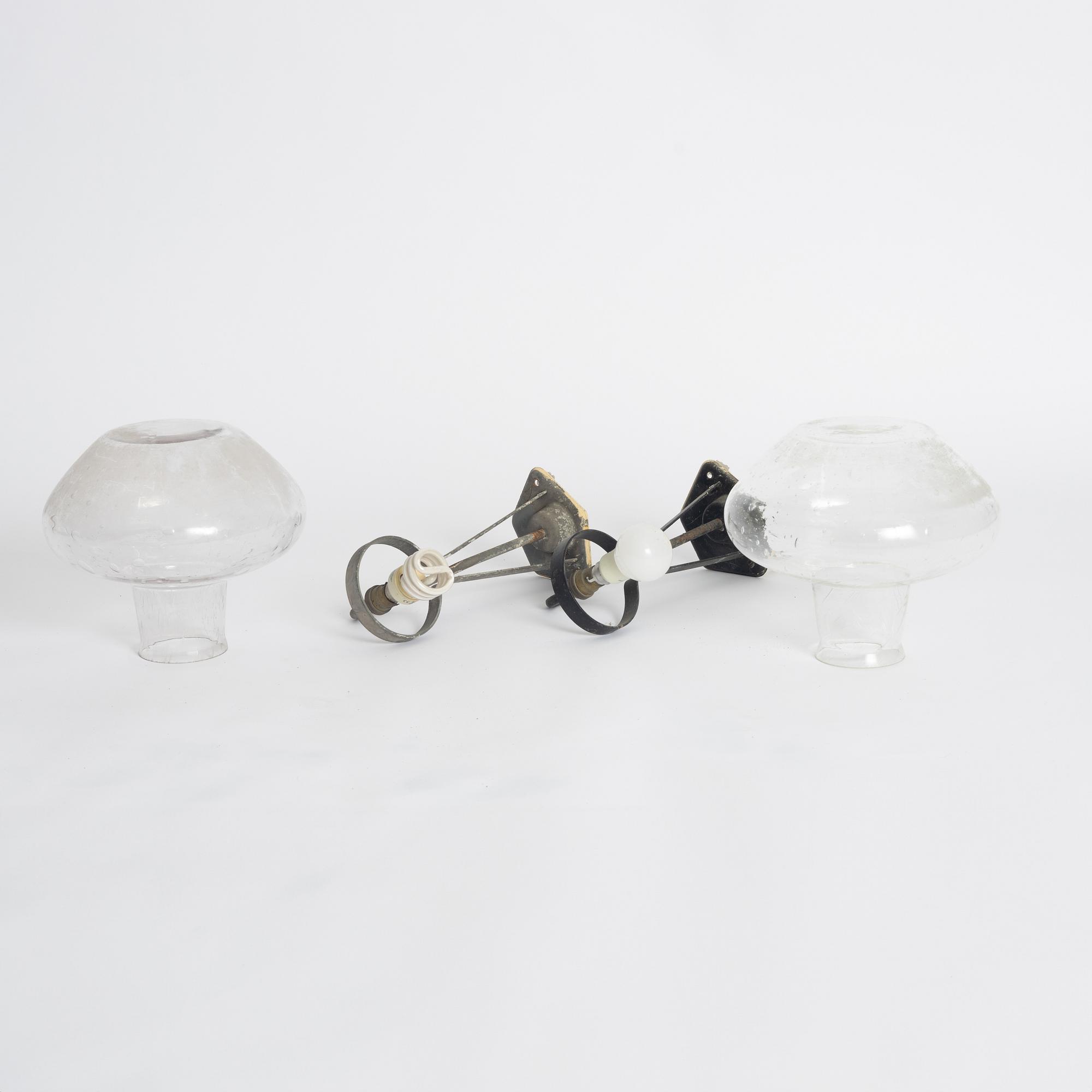 A pair of Swedish Modern wall lamps, ASEA, mid-20th Century.