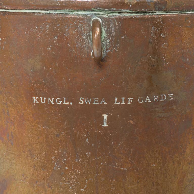 Hink, omkring år 1800, från Svea Livgarde.