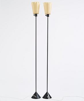 Hans-Agne Jakobsson, a pair of floor lamps, model "G-23", Hans-Agne Jakobsson AB, Markaryd, 1950-60s.