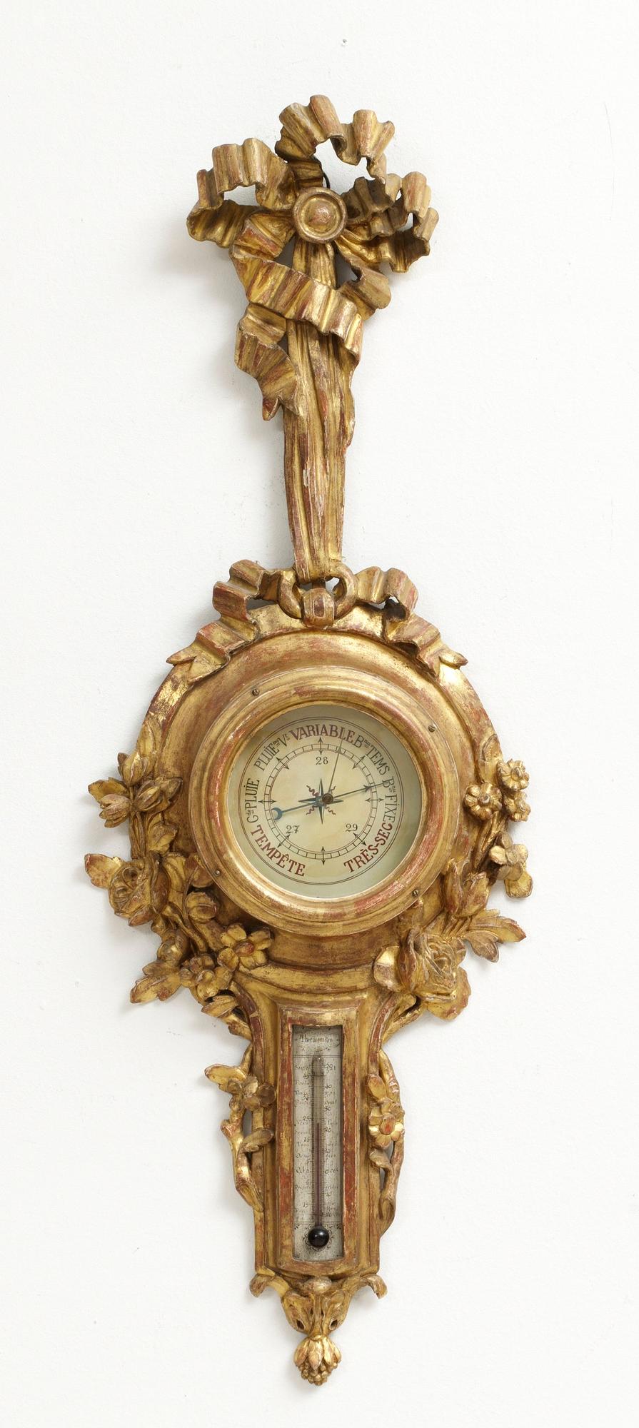 BAROMETER. Rokoko, 1700-talets andra hälft.
