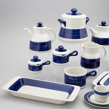 Hertha Bengtson, a 36 piece 'Koka Blå' porcelain service from Rörstrand.