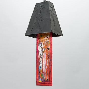 SOILE YLI-MÄYRY, lampskulptur, signerad Soile Yli-Mäyry 2001.