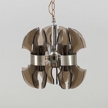 An Italian ceiling lamp for three lights, late 20th century.