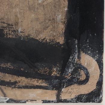 Antoni Tàpies, "Forma le sombrero tachada con equis".