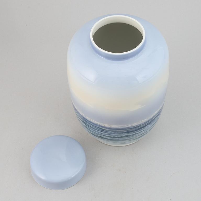 A porcelain vas from Royal Copenhagen, Denmark.