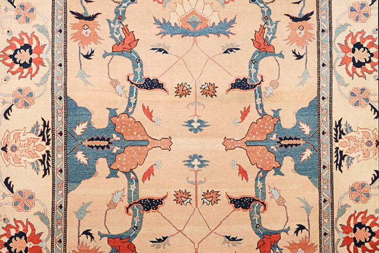 A Mamluk design carpet, c. 425 x 306 cm.