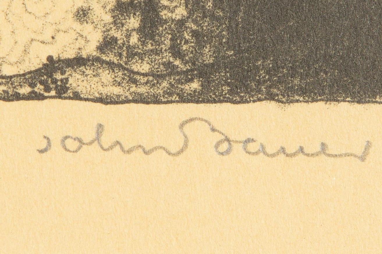 John Bauer, "-God kväll farbror sa' pojken";.