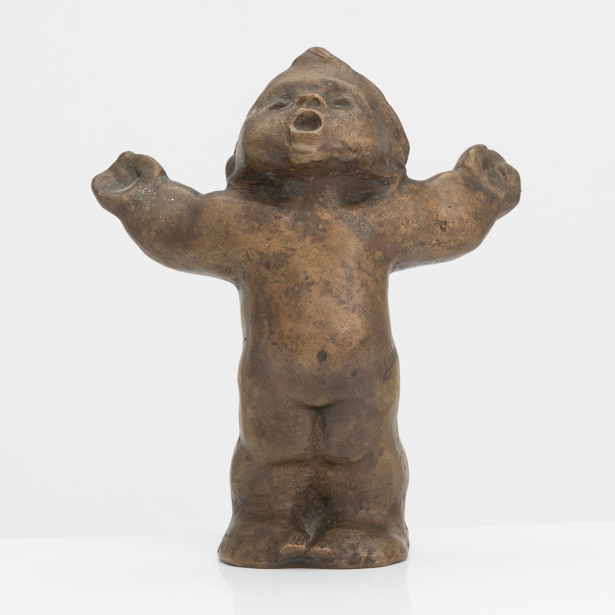 Kai Noramies, bronsskulptur, signerad och daterad-65. Märkt 5/XXIV.