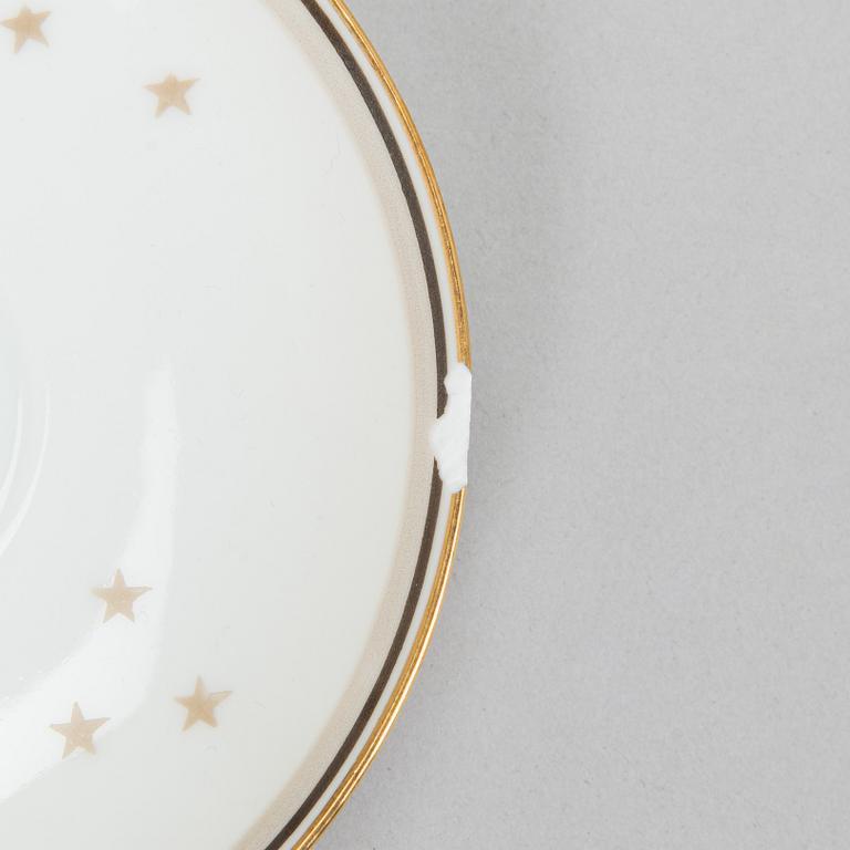 Dinner service, 86 pieces, “Milky Way”, Bing & Grøndahl, Denmark.