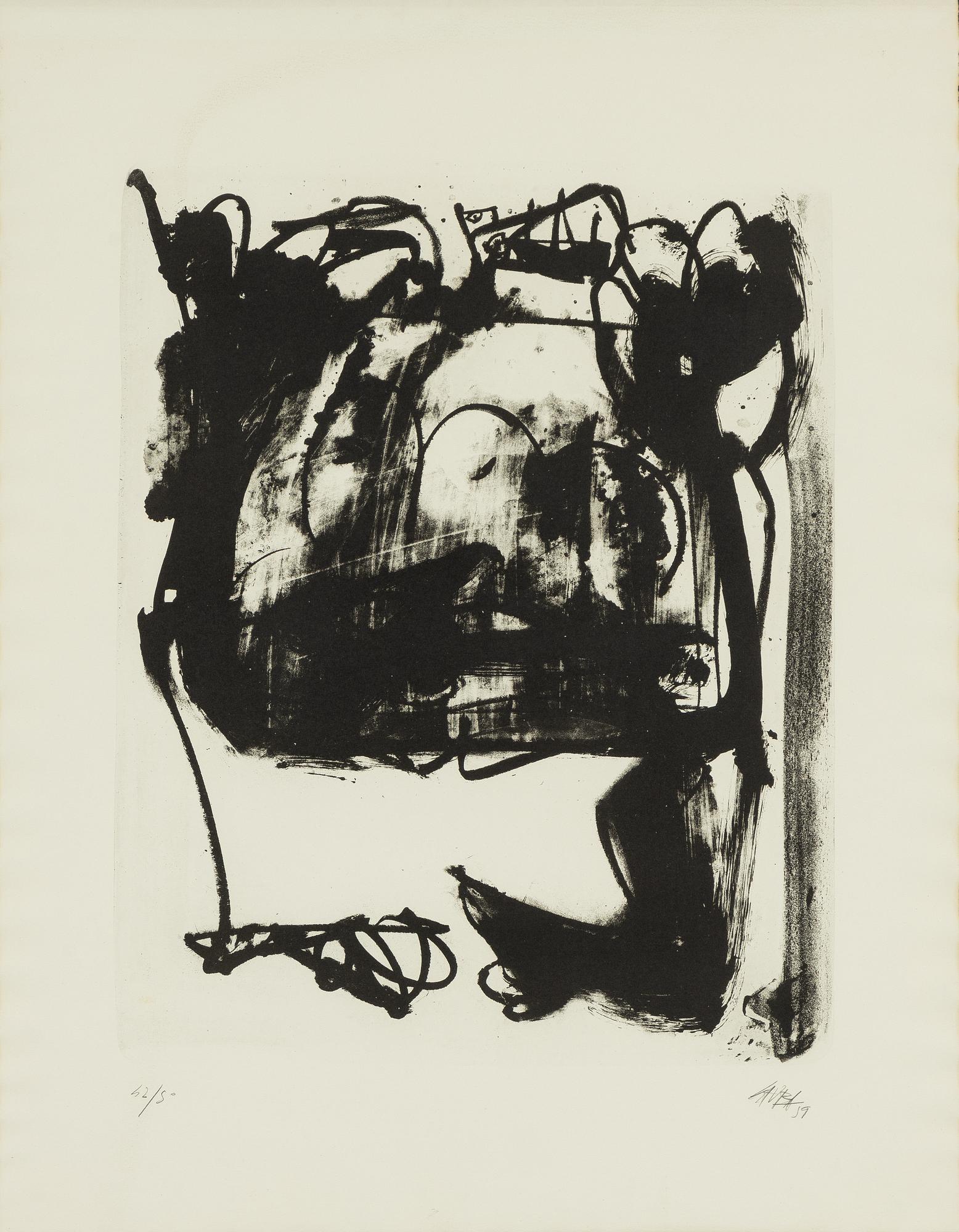 Antonio Saura, Untitled.