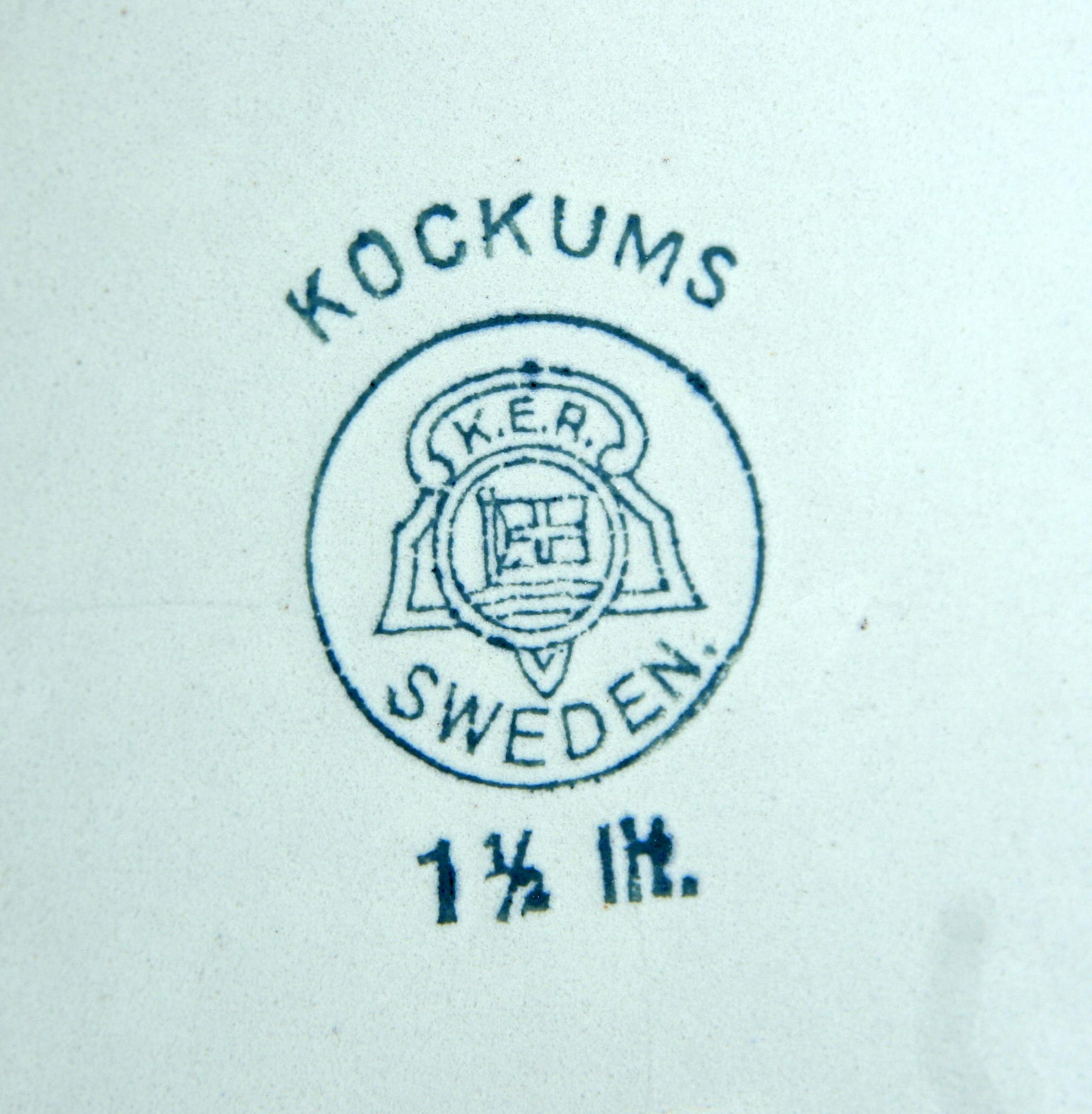 PARTI KOCKUMS, 11 delar, emalj, 1950-tal.