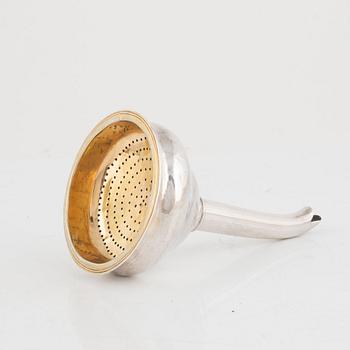 Vinsil, silver, Johan Petter Grönvall, Stockholm 1840.