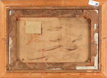 OKÄND KONSTNÄR, olja på duk, 1800-tal.