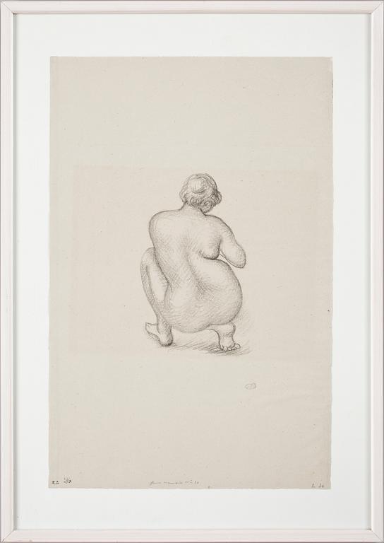 ARISTIDE MAILLOL, litografi, sign.