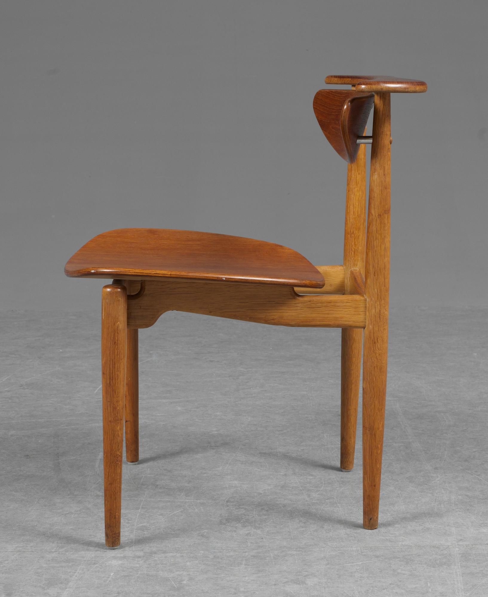 FINN JUHL, stol, Bovirke, Danmark 1950-60-tal.