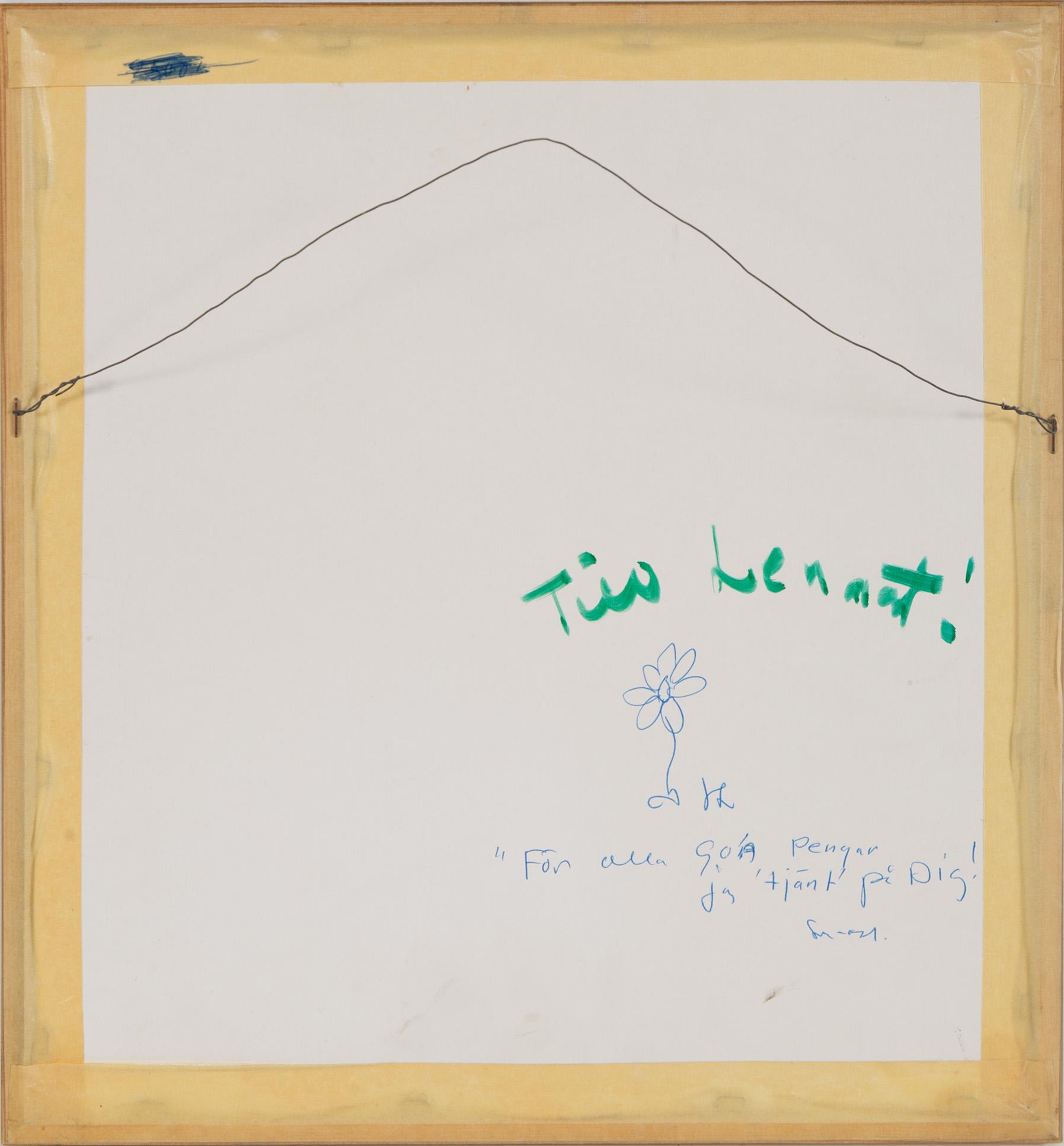 EINAR NERMAN, a scetch, signed.